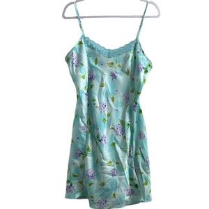 Vintage Private Luxuries Floral Lace Trip Slip Dress 90s